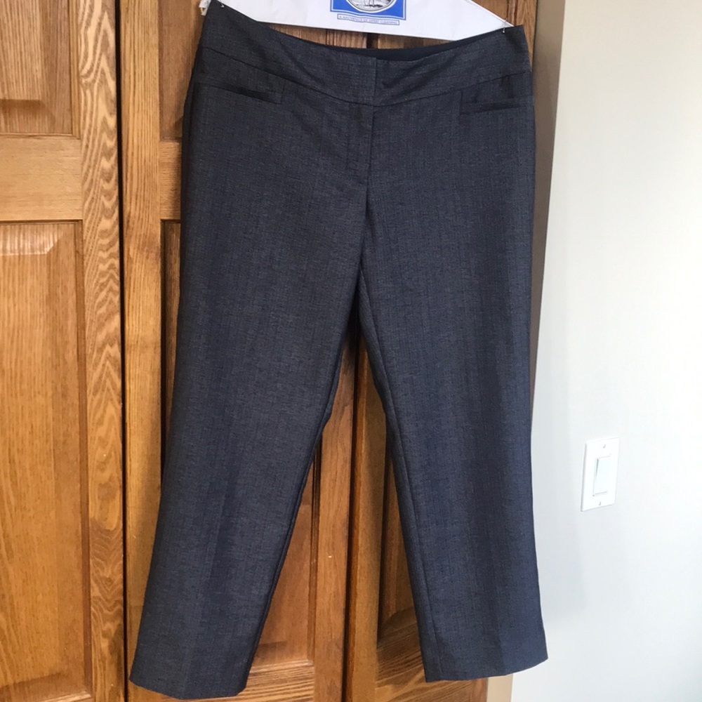 Navy capris